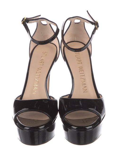 Stuart Weitzman Patent Leather Sandals