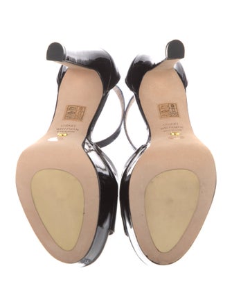Stuart Weitzman Patent Leather Sandals