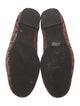 Stuart Weitzman Suede Animal Print Loafers
