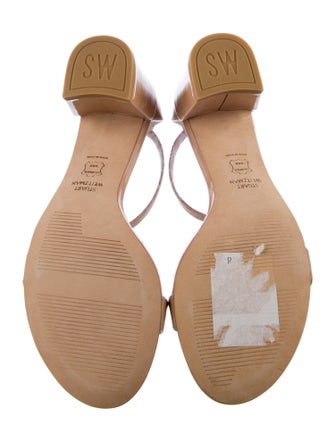 Stuart Weitzman Patent Leather Sandals