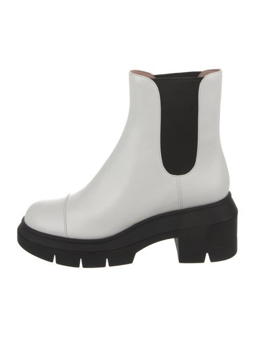 Stuart Weitzman Leather Rain Boots