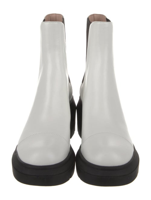 Stuart Weitzman Leather Rain Boots