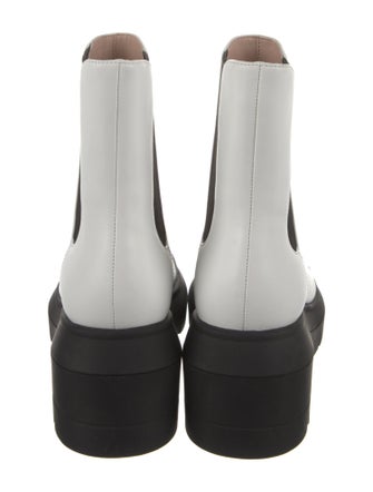 Stuart Weitzman Leather Rain Boots