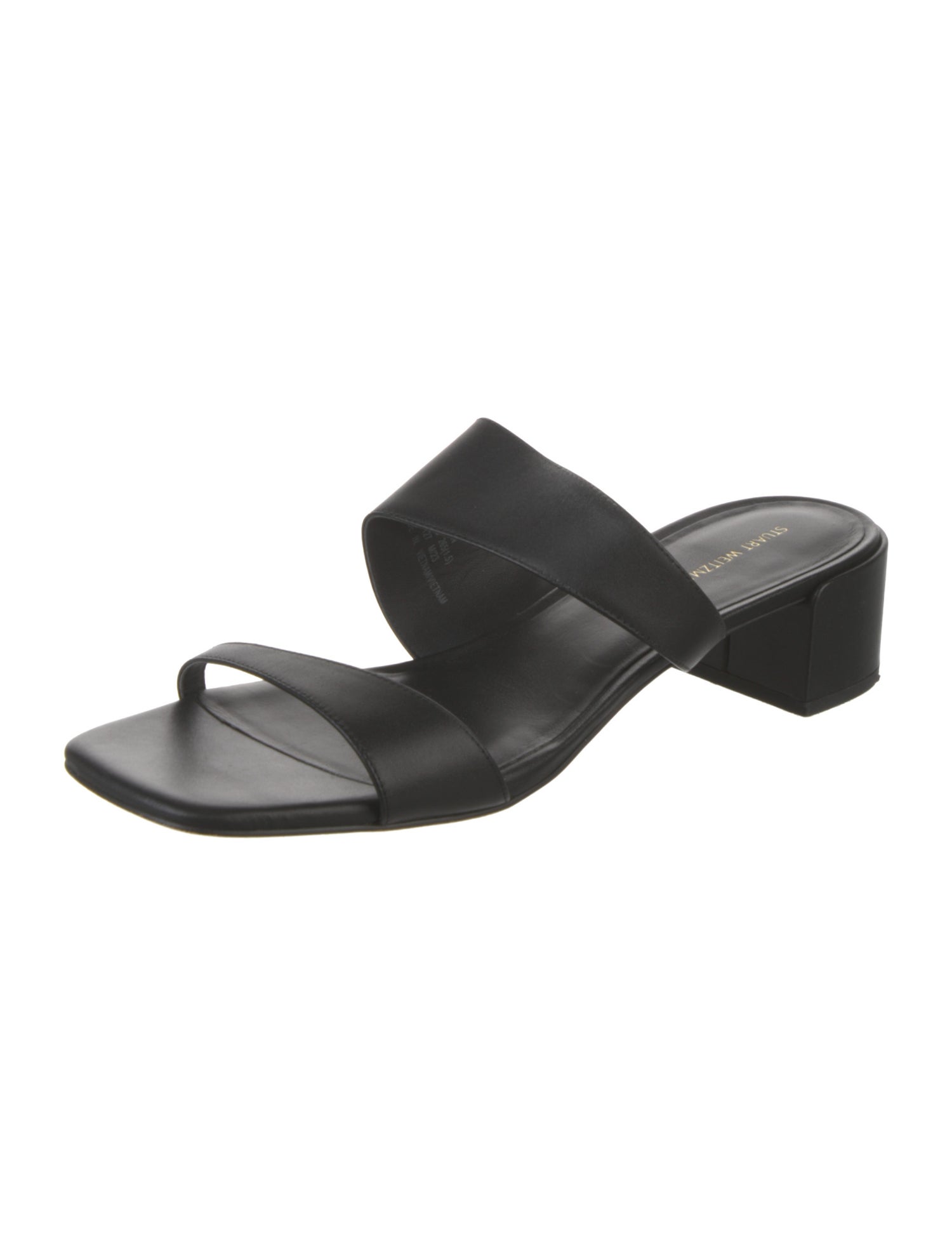 Stuart Weitzman Leather Slides