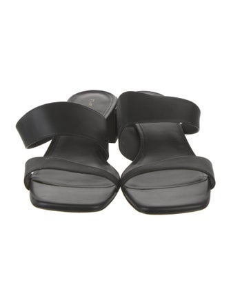 Stuart Weitzman Leather Slides