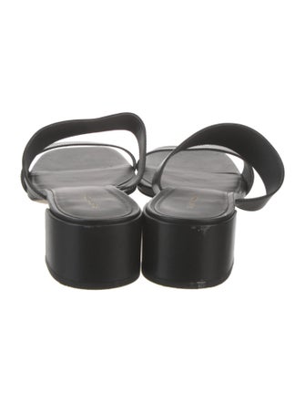 Stuart Weitzman Leather Slides