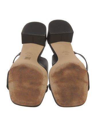 Stuart Weitzman Leather Slides