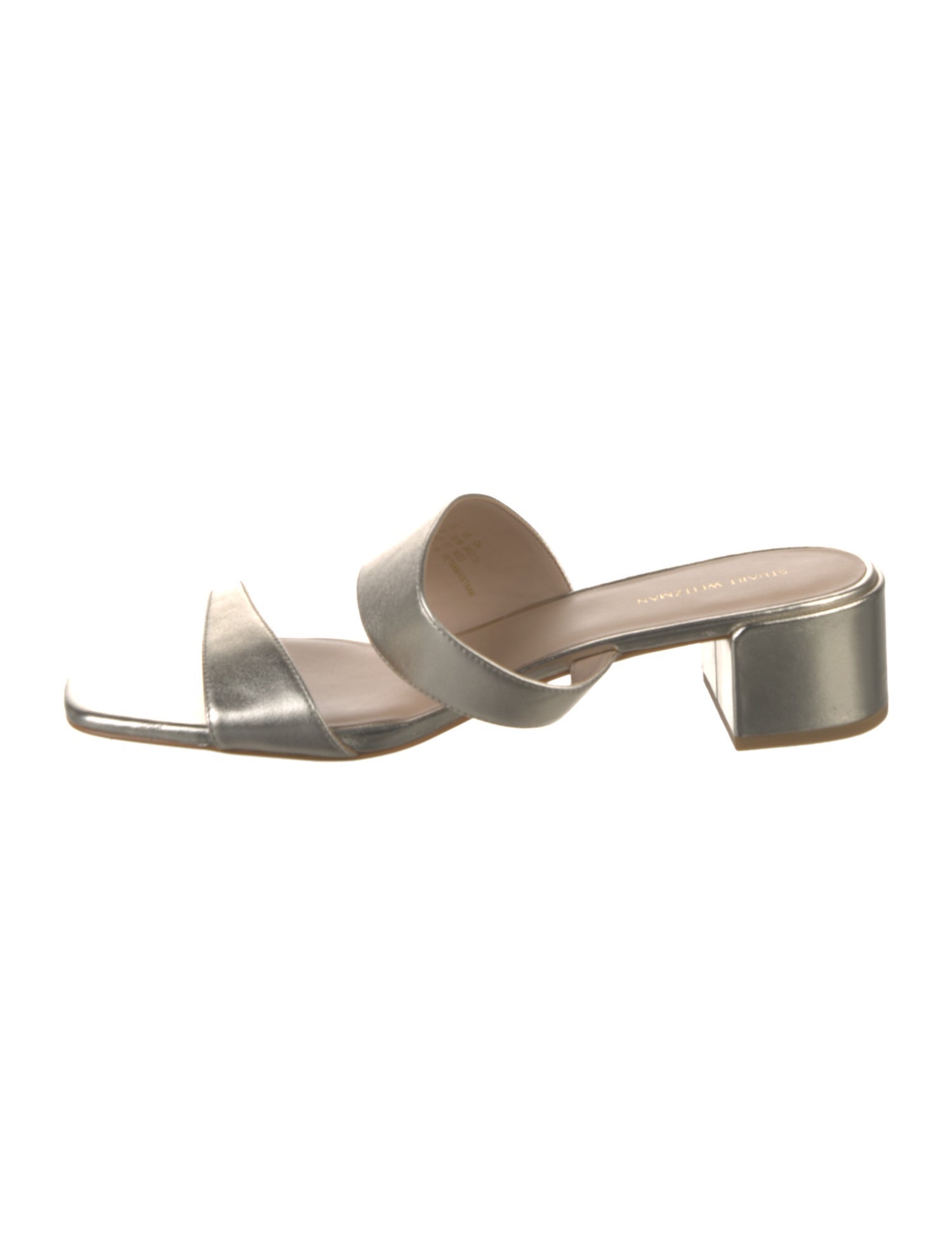 Stuart Weitzman Leather Slides