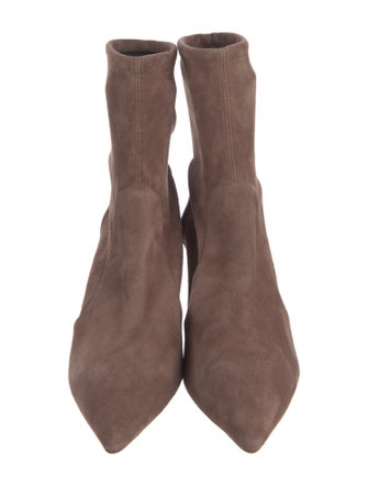 Stuart Weitzman Suede Sock Boots