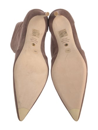 Stuart Weitzman Suede Sock Boots