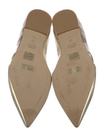 Stuart Weitzman Leather D'Orsay Flats