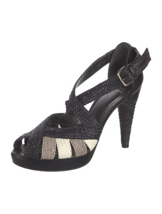 Stuart Weitzman Leather Printed Pumps