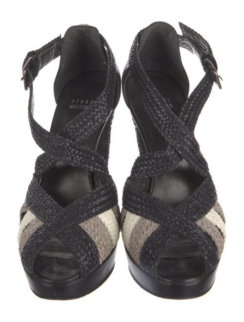 Stuart Weitzman Leather Printed Pumps