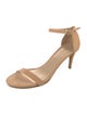 Stuart Weitzman Embossed Leather Sandals