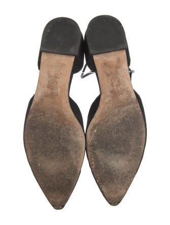 Stuart Weitzman Suede D'Orsay Flats