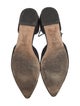 Stuart Weitzman Suede D'Orsay Flats
