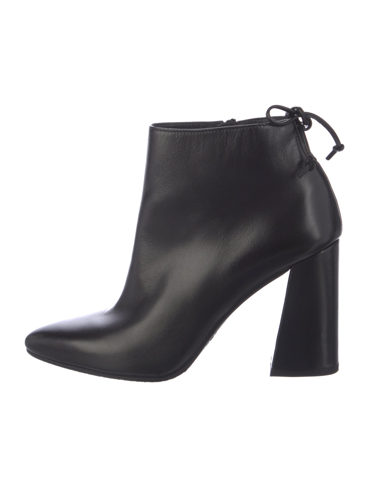 Stuart Weitzman Leather Lace-Up Boots