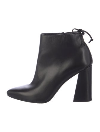 Stuart Weitzman Leather Lace-Up Boots