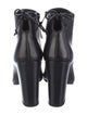 Stuart Weitzman Leather Lace-Up Boots