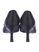 Stuart Weitzman Satin Ruffle Embellishment Pumps