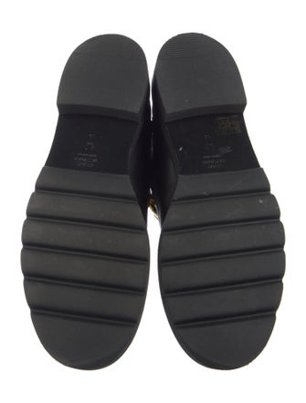 Stuart Weitzman Leather Chain-Link Accents Boots