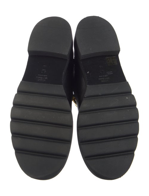 Stuart Weitzman Leather Chain-Link Accents Boots