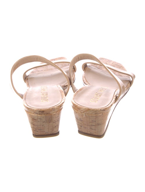 Stuart Weitzman Patent Leather Slides