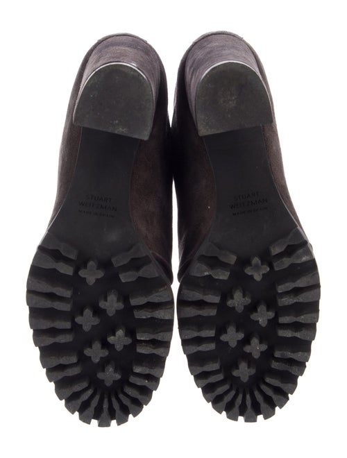 Stuart Weitzman Suede Combat Boots