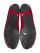 Stuart Weitzman Patent Leather Cutout Accent Ballet Flats