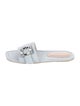 Stuart Weitzman Denim Slides