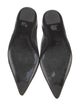 Stuart Weitzman Leather Bow Accents Ballet Flats