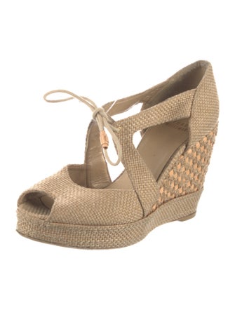 Stuart Weitzman Raffia Pumps