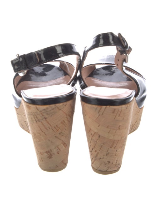 Stuart Weitzman Patent Leather Slingback Sandals