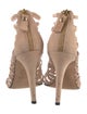 Stuart Weitzman Suede Cutout Accent Pumps