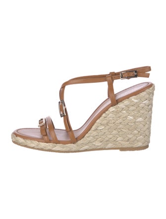 Stuart Weitzman Leather Espadrilles