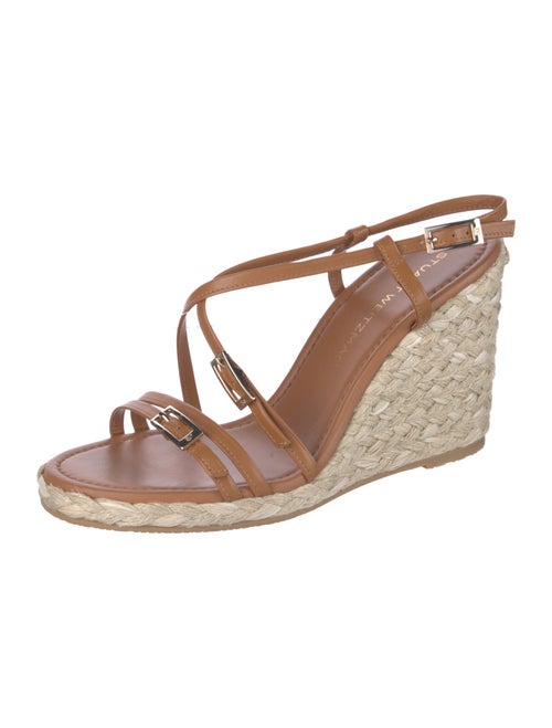 Stuart Weitzman Leather Espadrilles