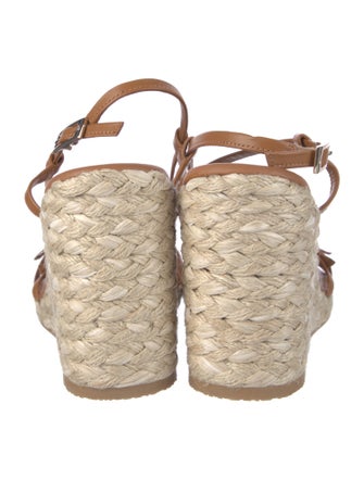 Stuart Weitzman Leather Espadrilles