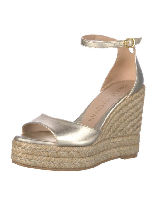 Stuart Weitzman Leather Espadrilles
