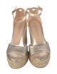 Stuart Weitzman Leather Espadrilles