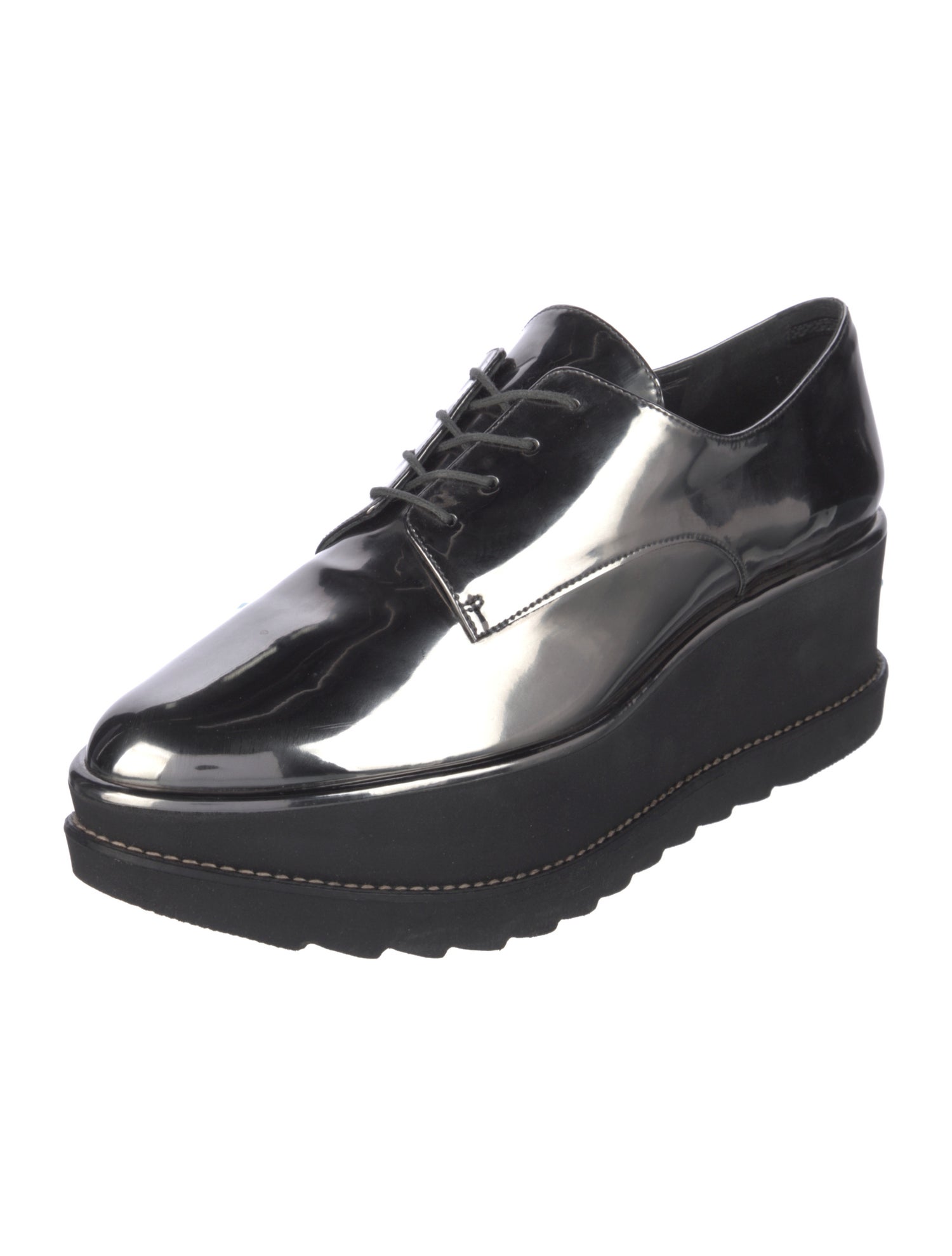 Stuart Weitzman Patent Leather Oxfords