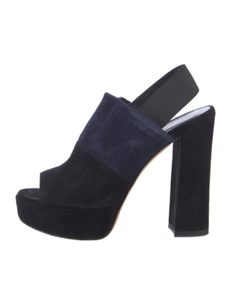 Stuart Weitzman Suede Slingback Pumps