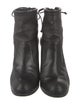 Stuart Weitzman Leather Lace-Up Boots