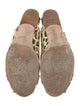 Stuart Weitzman Leather Animal Print Ballet Flats