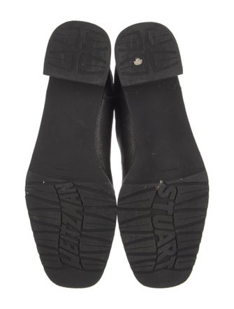 Stuart Weitzman Leather Moto Boots