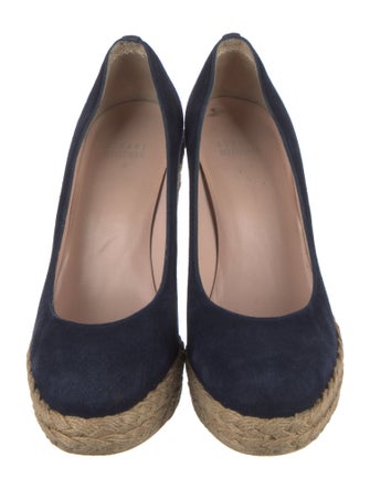 Stuart Weitzman Suede Braided Accents Pumps