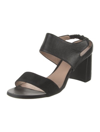 Stuart Weitzman Leather Slingback Sandals