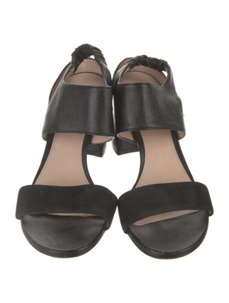 Stuart Weitzman Leather Slingback Sandals