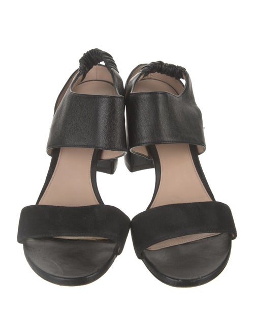 Stuart Weitzman Leather Slingback Sandals