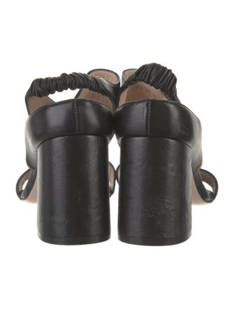 Stuart Weitzman Leather Slingback Sandals