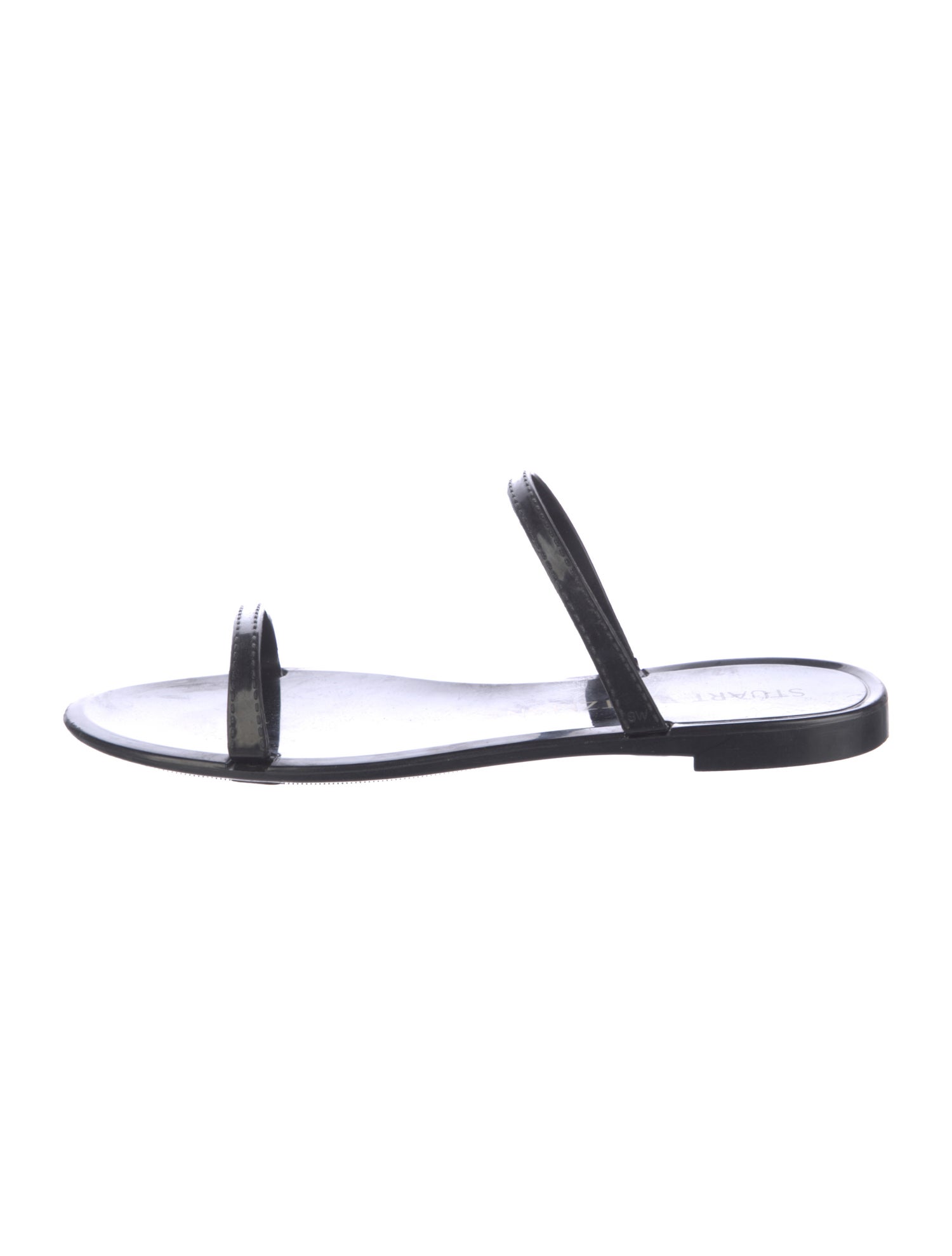 Stuart Weitzman Patent Leather Slides